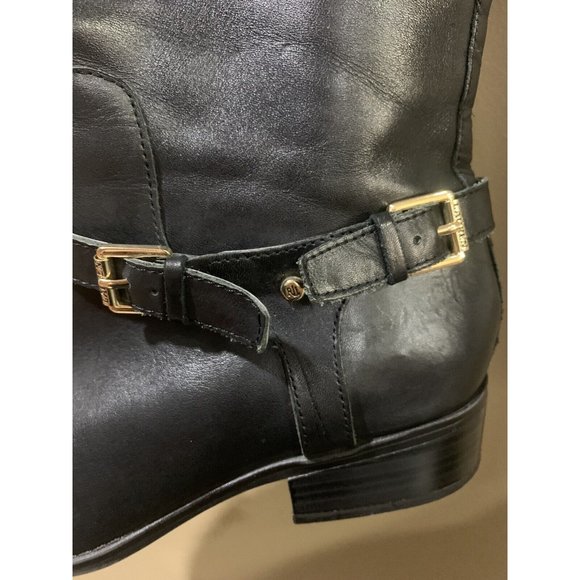 LAUREN RALPH LAUREN 'Marion' Riding Knee High Boots Black Size 7 - Picture 4 of 13